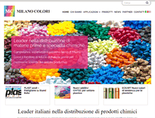 Tablet Screenshot of milano-colori.com